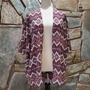 Pink Rose Kimono style wrap sz sm